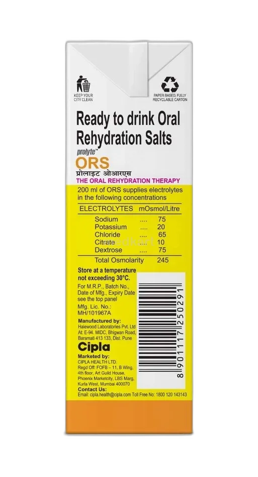 ors lemon liquid 200ml